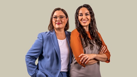 Kaisa Kivipelto ja Jasmin Hamid